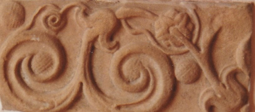 Carved stonework from the original church (now in St John's Church, Stroud, New South Wales, Australia)